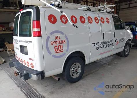 2015 GMC Savana 2500 Work Van z USA, uszkodzony, nr VIN 1GTW7FCF1F1907626